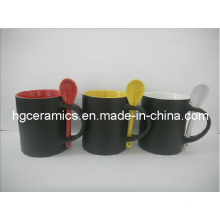 Color Change Mug with Spoon, Spoon Color Change Mug